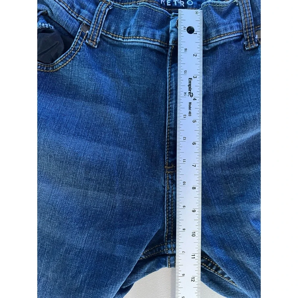 Wrangler Retro 38x30 (38x29) Jeans Mens Medium Wash Slim Straight Leg  10WLT88BZ